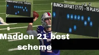 Gun Bunch Offset | Mini Scheme | Madden 21