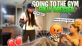 Going to the gym fully dressed PRANK 🥴🤣 *GONE WRONG