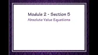 990 Module 2 Section 5