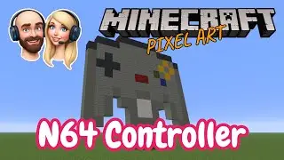Minecraft: Nintendo64 Controller Pixel Art