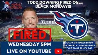 BLACK MONDAY: Todd Downing FIRED and New GM Search Begins!!