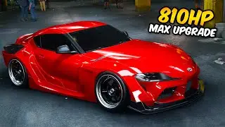 Need for Speed Unbound - 810HP Toyota Supra GR Customization | Max Build S+