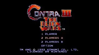 Contra III: The Alien Wars - Full Playthrough - SNES 1992