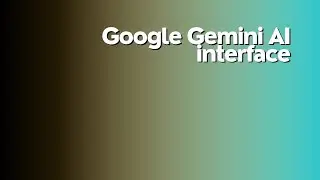 Google Gemini AI interface