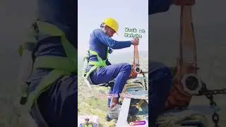 work at Height is Dangerous Activity 👆#WorkAtHeight#HeightSafety#ConstructionSafety#SafetyFirst