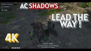 Check what happens if Yasuke follows this lady in AC Shadows - CLAWS OF AWAJI DLC  | 2160p4K |