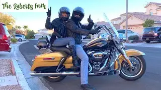 Harley Davidson Motorcycle Rental for Date Night in Vegas | The Roberts Fam