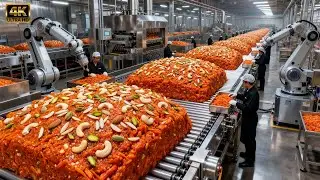 Inside the Carrot Halwa Factory | Milk, Carrots & Pure Desi Ghee
