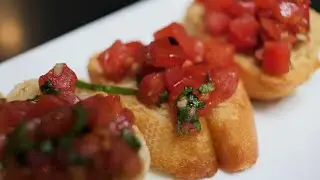 Легкий домашний рецепт брускетты | Nolyns Kitchen