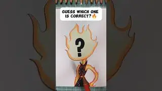 Which one is Correct for Ember 🔥 from Elemental? #shorts #ember #elemental #drawing