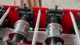 How to make different profile full perforated roller shutter slat / Metal Curtain Strips Making