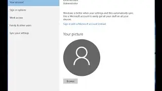 Fix Error avatar picture windows 10