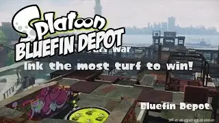 Splatoon - Bluefin Depot - DLC Map Gameplay [ HD ]