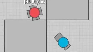Diep.io - Hybrid vs Overlord 1v1 - A Rare 1v1 Maze Battle