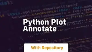python plot annotate