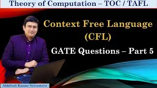 GATE Questions on Context Free Languages - Part 5
