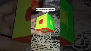 How to make Dot pattern on Rubik's cube| Rubik's cube Dot pattern |Shethecuber