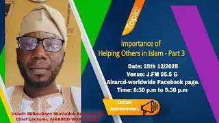 IMPORTANT OF HELPING PEOPLE IN ISLAM-PART 3