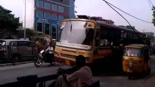 Chennai School Students Footboard travel