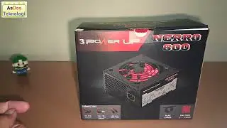 PSU murah meriah sudah flat cable. 3 Power Up Nerro 600.