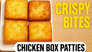 Crispy Chicken Cheese Box Patties | Easy Iftar Snack Recipe at Home