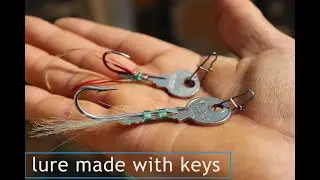 señuelo de pesca hecho con llaves /#fishing lure made with keys