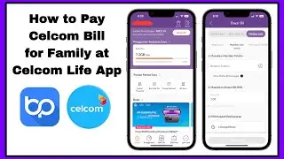 Cara bayarkan bil celcom utk keluarga di Celcom Life app (eng sub)