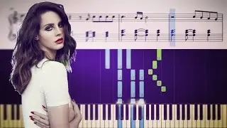 Lana Del Rey - Let Me Love You Like A Woman - Piano Tutorial + SHEETS