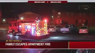Two children treated for smoke inhalation in reported apartment fire in East Nashville