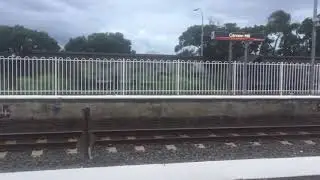 QR Deisel Freight Train Passby @ Cannon Hill Station Brisbane