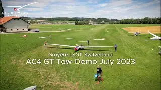 Lightwing AC4 GT - Tow demo @ Epagny-Gruy&egrave;res LSGT
