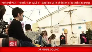Pope Francis - Meeting with children of catechism group 2019-04-07