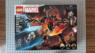 Lego Marvel Thor vs Surtur #lego #legobuild #legomarvel #marvel #thor 