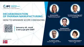 DECARBONIZATION OF PHARMA MANUFACTURING:HOW TO MINIMIZE SCOPE 3 EMISSIONS