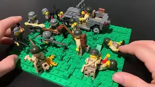 LEGO WWII Forest Combat Mini Moc