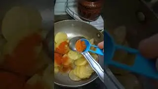 round shape la potato fry #shortsfeed /#viral /#shorts/#potatofry /#potatorecipe /#potato //#cooking