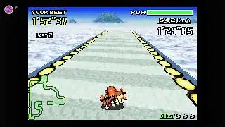 F-Zero: Maximum Velocity - Cloud Carpet: Long Jump Circuit [5-Laps] (1'52