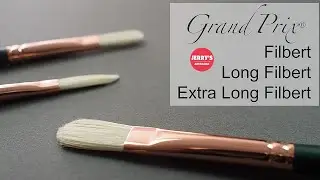 Jerry's Exclusive - Silver Brush Grand Prix&reg; Pro Filbert Brush Set