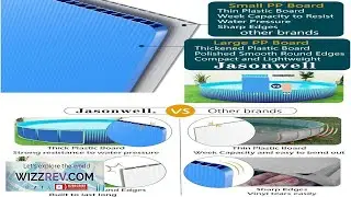 Jasonwell Foldable Kiddie Pool Hard Plastic Kids Paddling Pool large Review