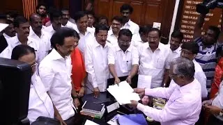 DMK candidates file nomination for Rajya Sabha elections - Dinamalar May 26th 2016