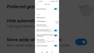 How to Add || Quick Ball ||In Xiaomi Phone||