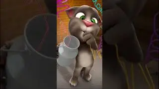 Talking Tom Drinking Milk