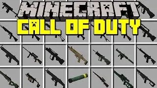 Обзор мода Minecraft 1.12.2 на классное оружие ( Vics Modern Warfare)