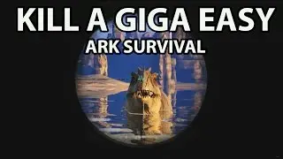 How to Kill a Wild Giganotosaurus Solo &ldquo;Easy&rdquo;: Ark Survival Evolved