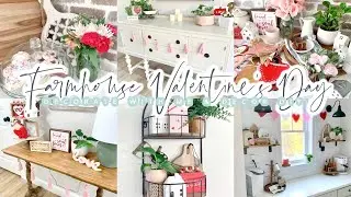 FARMHOUSE VALENTINE'S DAY // DECORATE WITH ME // CHARLOTTE GROVE FARMHOUSE