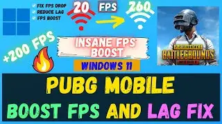 How to Fix PUBG Mobile Lag on Windows 11 | windows 11 lag fix for low end pc