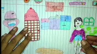 New Paper Doll House Quiet Book ❤️