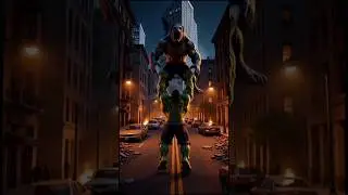 HULK VS SHADOW BEAST #hulk #shadow #beast #destroyed #monster #city #fighting #clash #epicstory