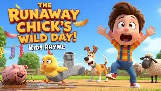 Run Little Chick! 🏃&zwj;♀️💨 | Funny Farm Adventures Song for Kids | Silly Animal Rhyme