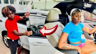 MIKE SLAMS MIKAYLA CAR DOOR EXTREMELY HARD Repeatedly To Get Her Reaction *HILARIOUS*